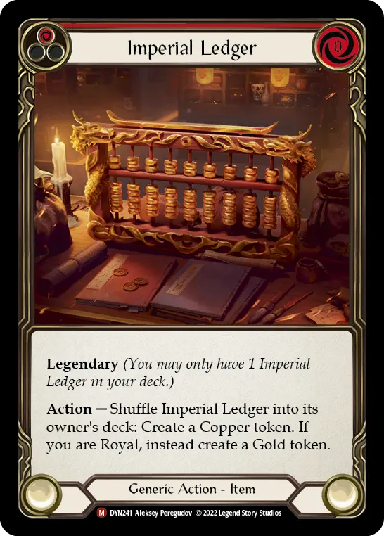 Imperial Ledger RED DYN241 - Dynasty - Flesh and blood card