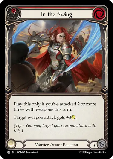 In the Swing DDD007 - Dorinthea Demo Deck - Flesh and blood card