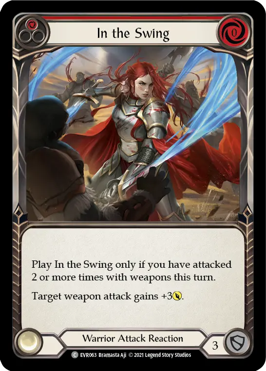 In the Swing RED EVR063 - Everfest - Flesh and blood card
