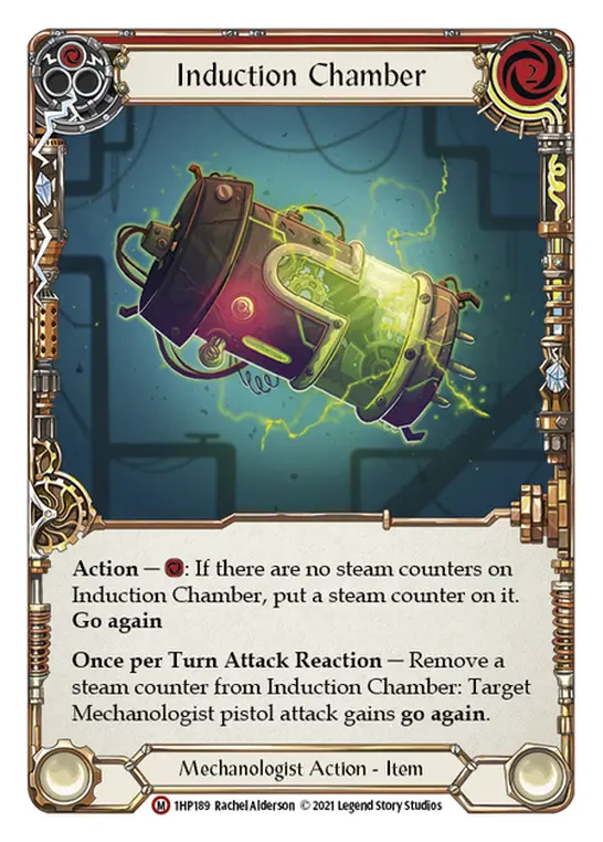 Induction Chamber RED 1HP189 - History Pack 1 - Flesh and blood card