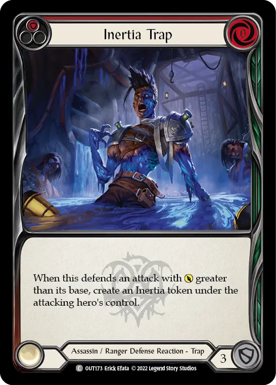 Inertia Trap RED OUT173 - Outsiders - Flesh and blood card