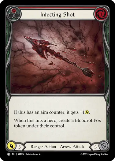 Infecting Shot SAZ014 - Silver Age Chapter 2 - Azalea - Flesh and blood card