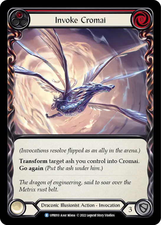 Invoke Cromai RED UPR010 - Uprising - Flesh and blood card