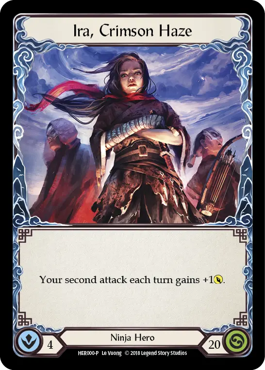 Ira, Crimson Haze HER000-CF - Welcome Event - Europe and Canada - Flesh and blood card