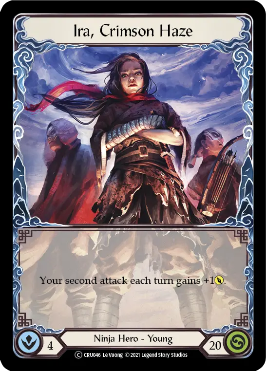 Ira, Crimson Haze U-CRU046-RF - Crucible of War - Unlimited - Flesh and blood card