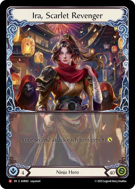 Ira, Scarlet Revenger ASR001-RF - Armory Deck - Ira, Scarlet Revenger - Flesh and blood card
