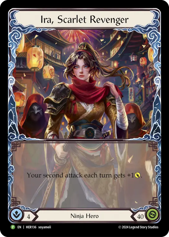 Ira, Scarlet Revenger HER136-CF - Skirmish - Season 11 - Flesh and blood card