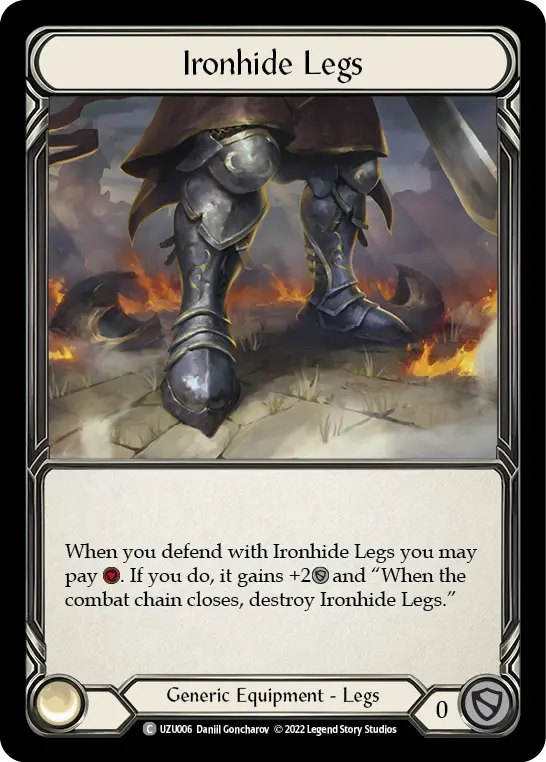 Ironhide Legs UZU006 - Uzuri - Blitz Deck - Flesh and blood card
