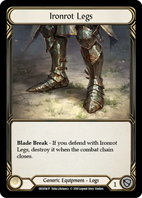 Ironrot Legs OXO004 - Slingshot Underground - Flesh and blood card