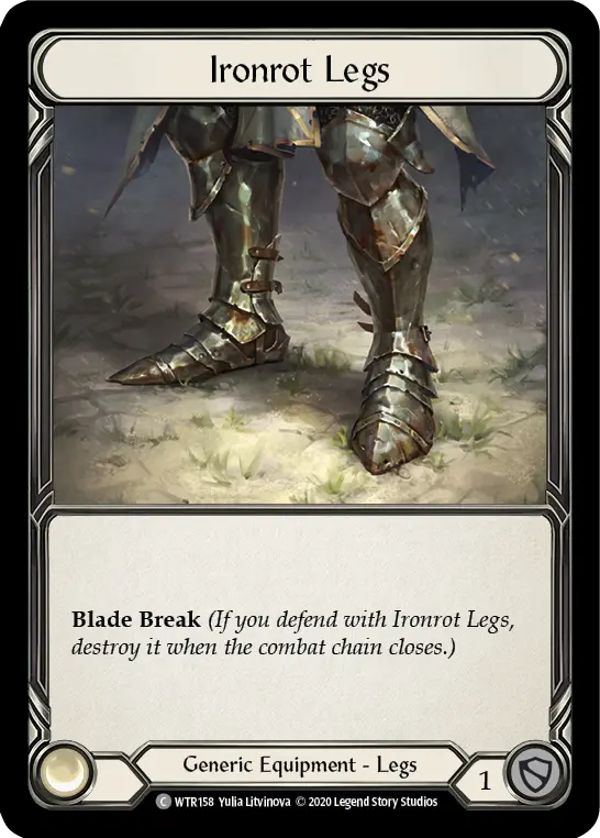 Ironrot Legs U-WTR158-RF - Welcome to Rathe - Unlimited - Flesh and blood card