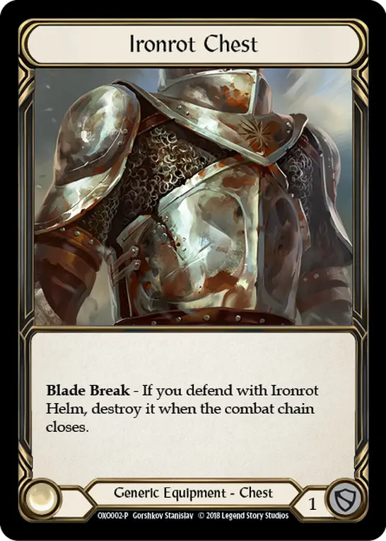 Ironrot Plate OXO002 - Slingshot Underground - Flesh and blood card