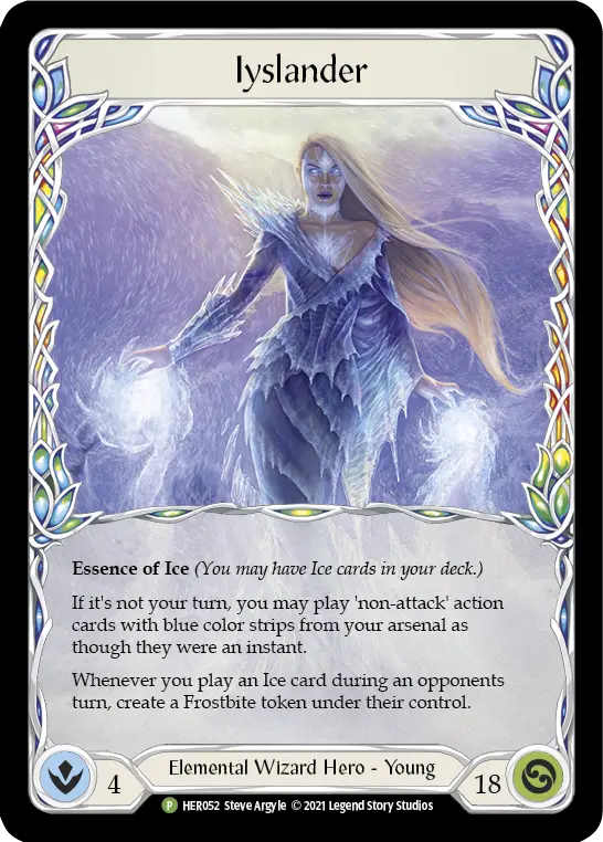 Iyslander HER052-CF - Armory - Season 6 - Flesh and blood card