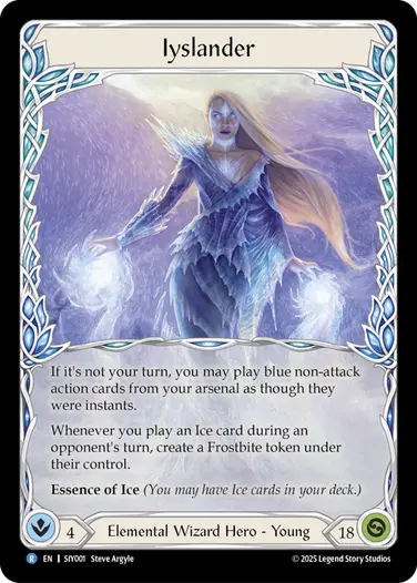 Iyslander SIY001 - Silver Age Chapter 1 - Iyslander - Flesh and blood card