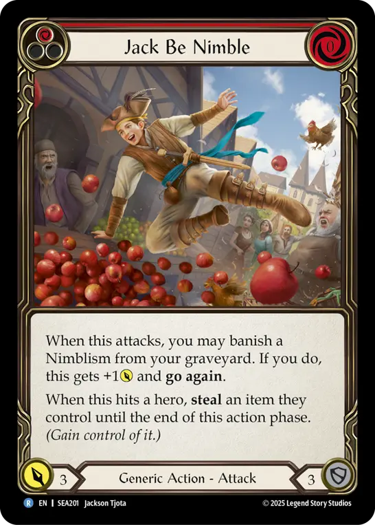 Jack Be Nimble RED SEA201 - High Seas - Flesh and blood card