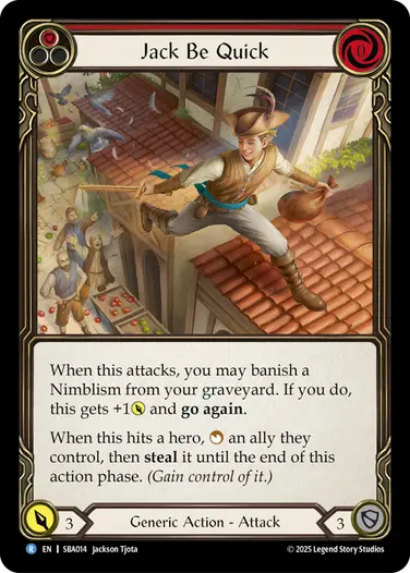 Jack Be Quick SBA014 - Silver Age Chapter 3 - Briar - Flesh and blood card