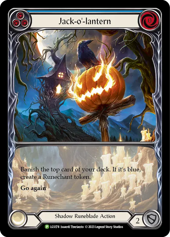 Jack-o'-lantern BLUE LGS178 - Buy-a-Box - Halloween 2023 - Flesh and blood card