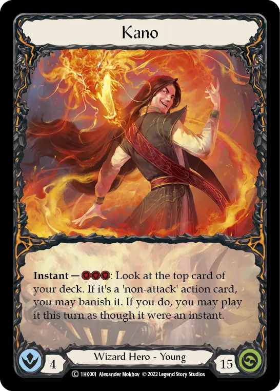 Kano 1HK001 - Kano - Blitz Deck - Flesh and blood card
