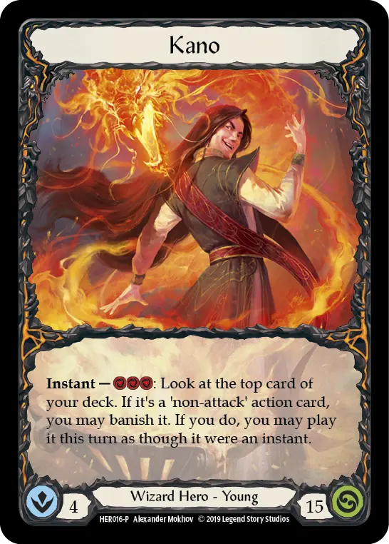 Kano HER016-RF - Pre-release - Arcane Rising - Flesh and blood card