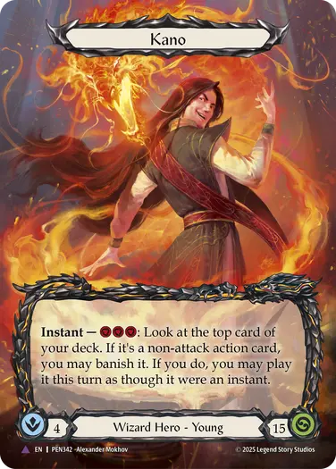 Kano PEN342-MV - Compendium of Rathe - Flesh and blood card