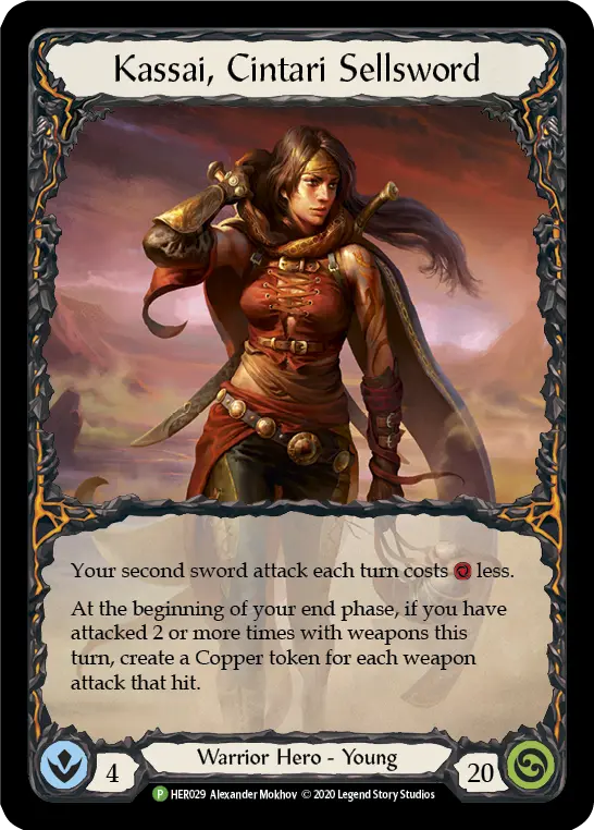 Kassai, Cintari Sellsword HER029-CF - Armory - Season 3 - Flesh and blood card