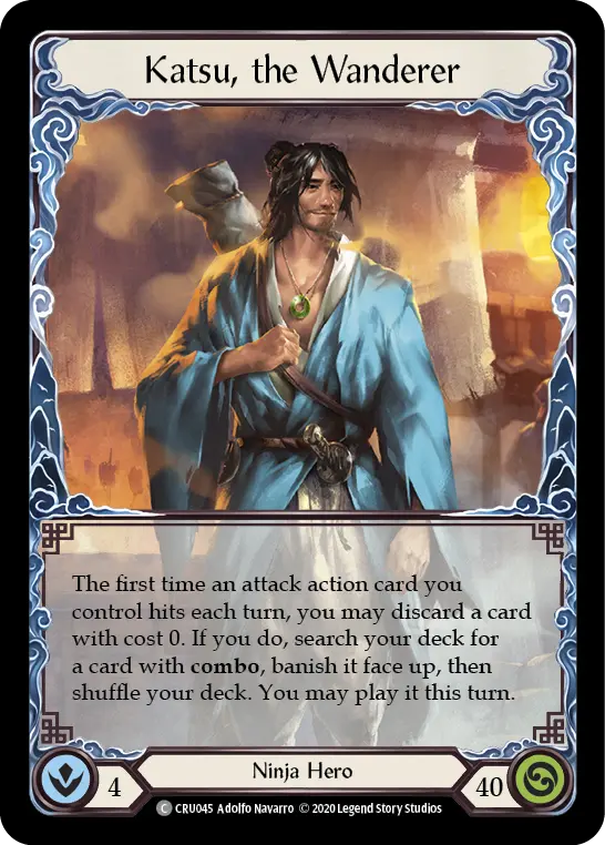 Katsu, the Wanderer CRU045 - Crucible of War - Flesh and blood card
