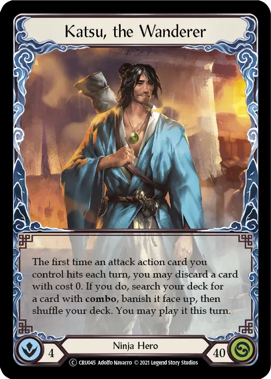 Katsu, the Wanderer U-CRU045 - Crucible of War - Unlimited - Flesh and blood card