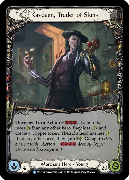 Kavdaen, Trader of Skins CRU118 - Crucible of War - Flesh and blood card