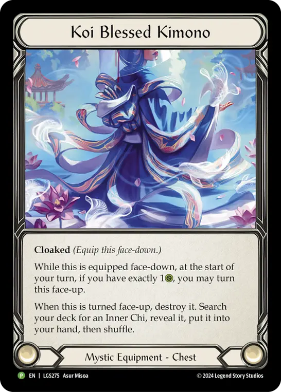 Koi Blessed Kimono LGS275-RF - Pre-release - Part the Mistveil - Flesh and blood card