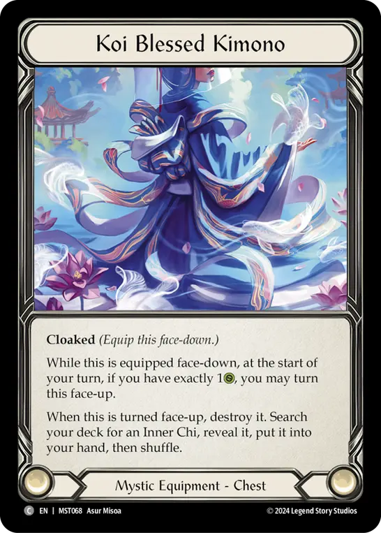 Koi Blessed Kimono MST068 - Part the Mistveil - Flesh and blood card