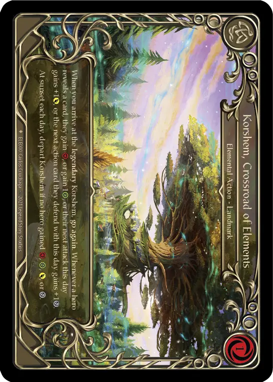 Korshem, Crossroad of Elements ELE000-CF - Tales of Aria - Flesh and blood card