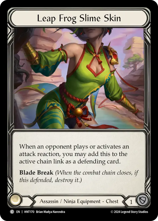 Leap Frog Slime Skin HNT170 - The Hunted - Flesh and blood card