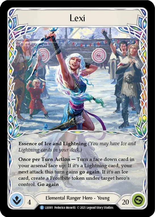 Lexi LXI001-RF - Lexi - Blitz Deck - Flesh and blood card