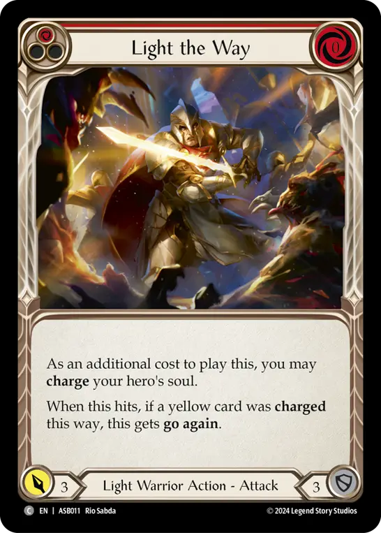Light the Way RED ASB011 - Armory Deck - Ser Boltyn, Breaker of Dawn - Flesh and blood card