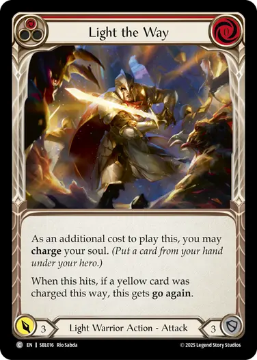 Light the Way SBL016 - Silver Age Chapter 3 - Boltyn - Flesh and blood card