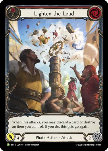 Lighten the Load GEM168 - GEM - Pack 5 - Flesh and blood card