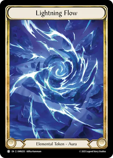 Lightning Flow OMN203 - Omens of the Third Age - Flesh and blood card