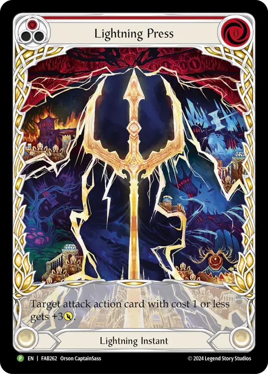 Lightning Press RED FAB262-RF - Calling - Rosetta - Flesh and blood card