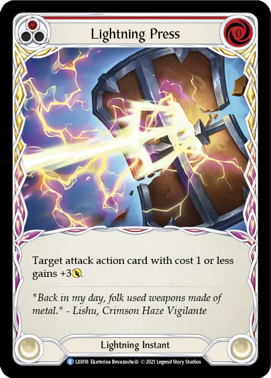 Lightning Press RED LXI018 - Lexi - Blitz Deck - Flesh and blood card