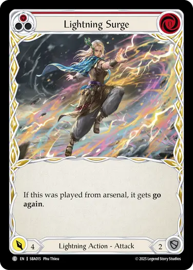 Lightning Surge SBA015 - Silver Age Chapter 3 - Briar - Flesh and blood card