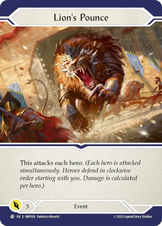 Lion's Pounce SMP028 - Smash Palace - Flesh and blood card