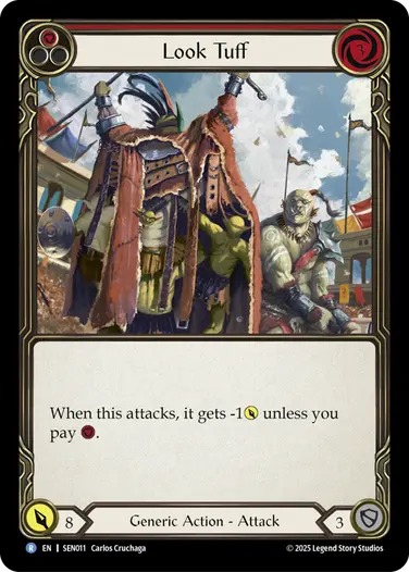 Look Tuff SEN011 - Silver Age Chapter 2 - Enigma - Flesh and blood card