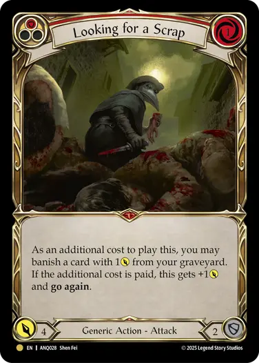 Looking for a Scrap ANQ028 - Compendium of Rathe - Antiquity Pack - Flesh and blood card