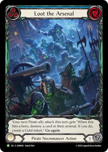 Loot the Arsenal GEM083 - GEM - Pack 3 - Flesh and blood card