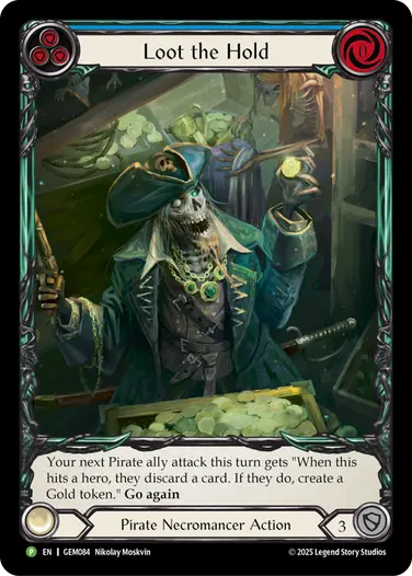 Loot the Hold GEM084 - GEM - Pack 3 - Flesh and blood card