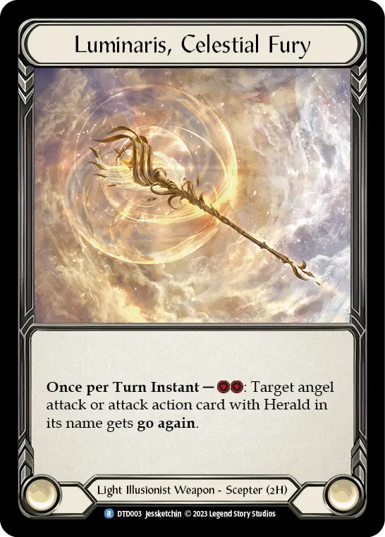 Luminaris, Celestial Fury DTD003 - Dusk till Dawn - Flesh and blood card