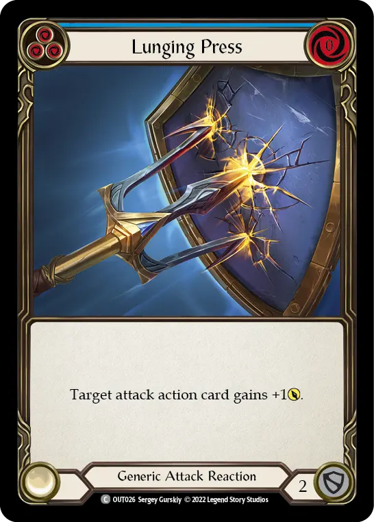 Lunging Press BLUE KAT026 - Katsu - Blitz Deck - Flesh and blood card