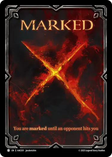 Marked AAC031 - Armory Deck - Arakni, 5L!p3d 7hRu 7h3 cR4X - Flesh and blood card