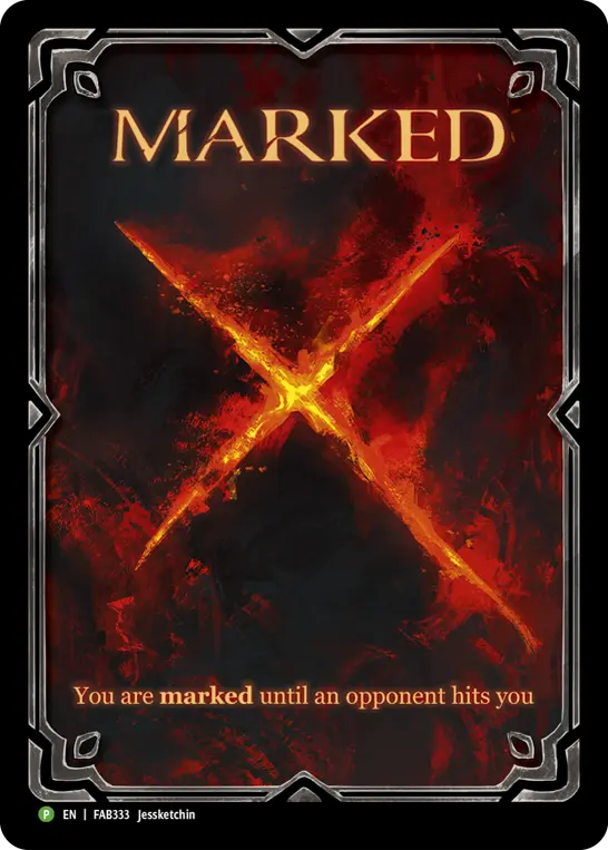 Marked FAB333-CF - Prize Wall - The Hunted - Flesh and blood card