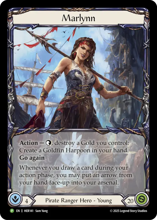 Marlynn HER141-RF - Conventions - High Seas - Flesh and blood card