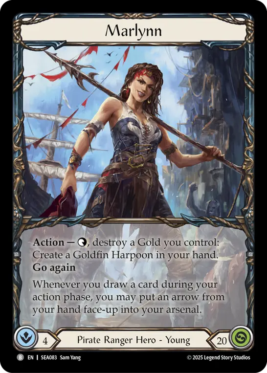 Marlynn SEA083 - High Seas - Flesh and blood card